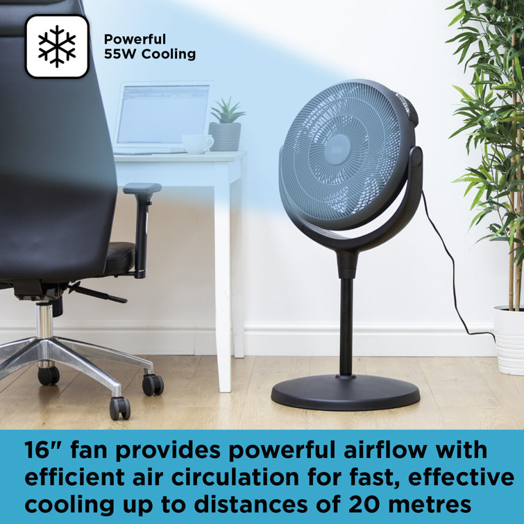Desk fan with timer discount